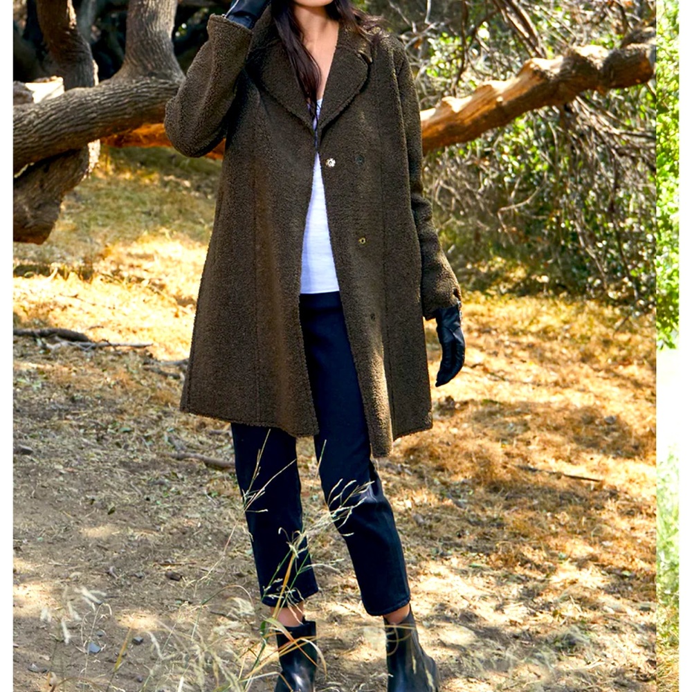 Meryl Reversible Lux Sherpa Coat